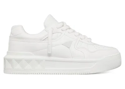 Pre-owned Valentino Garavani Men's Valentino One Stud Xl Lowtop Sneakers In White