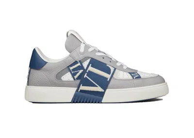 Pre-owned Valentino Garavani Men's Valentino Vl7n Sneakers In Grey/blue In Multi