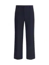 Valentino Tailored Trousers In Stretch Wool In Black