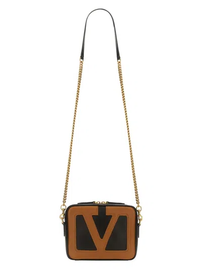 VALENTINO GARAVANI MEN'S VIVA SUPERSTAR CROSSBODY BAG BLACK/BROWN | 7Y2B0R86PTJ COLOR RFA