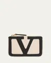 Valentino Men's Viva Superstar Leather Keyring Zip Pouch