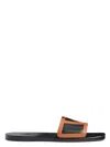 Valentino Garavani Men Viva Superstar Leather Slides In Black