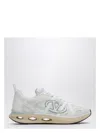 Valentino White Leather And Fabric Vlogo Easyjog Sneakers In White