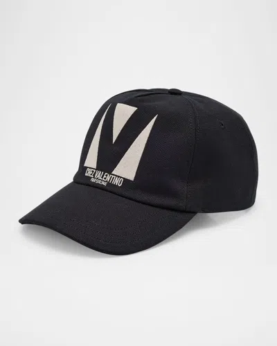 VALENTINO GARAVANI MEN'S VLOGO FIVE-PANEL BASEBALL CAP