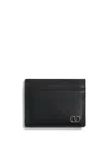 Valentino Men's Vlogo Signature Card Holder In Black