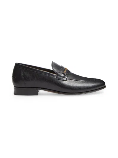 VALENTINO GARAVANI MEN'S VLOGO SIGNATURE KIDSKIN MOCCASIN LOAFERS