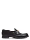 Valentino Garavani Vlogo Signature Loafer With Gold-tone Logo Detail In Black