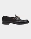 Valentino Garavani Vlogo Signature Loafer With Gold-tone Logo Detail In Black