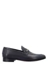 Valentino Garavani Men Vlogo Signautre Leather Loafers In Black