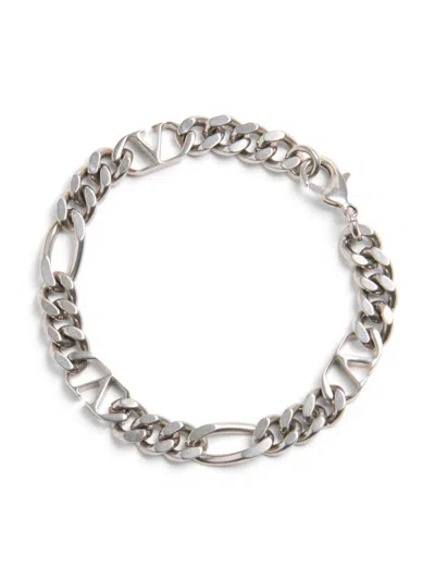 Valentino Garavani Vlogo Signature Metal Bracelet In Metallic