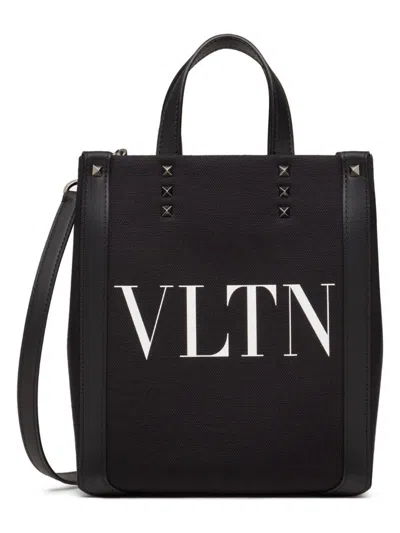 Valentino Garavani Rockstud Tote Bag In Black