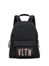 Valentino Men's Vltn College Logo Backpack In Black