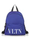 Valentino Men's Vltn Logo Backpack In Abyss Blue