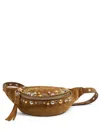 Valentino Men's Waist Satchel In Havanabeig