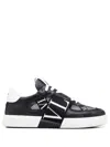 Valentino Garavani Black White Vl7n Leather Sneakers
