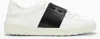 Valentino Men's White/black Open Sneaker | Size 40 | 4y2s0830blu In White