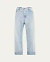 Valentino Wide-leg Jeans In Lt Denim