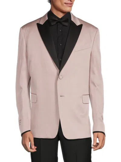 Valentino Men's Wool Blend Single Breasted Blazer In Rosa Nero