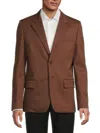 Valentino Garavani Man Blazer Camel Size 36 Wool, Mohair Wool, Cotton, Polyester