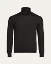 Valentino Men's Wool Turtleneck Sweater In Black