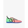 Valentino Chromathon Sneaker In Dark Brown