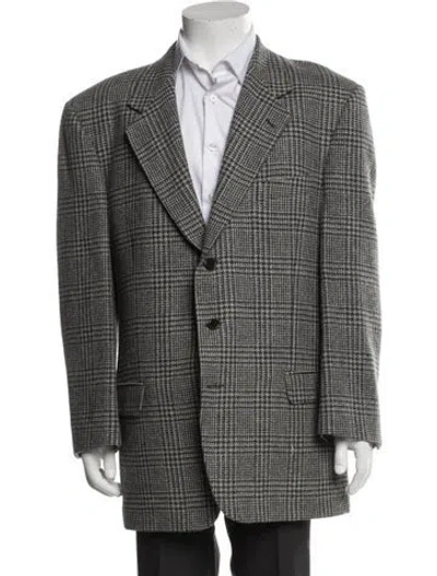 Pre-owned Valentino Mens Grey Suit Blazer In Gray