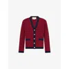Valentino Cardigan With Toute La V Pattern