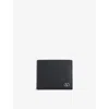 Valentino Mens Nero Vlogo Bifold Leather Wallet In Black