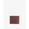 Valentino Mens Rosewood Vlogo Bifold Leather Wallet