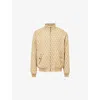 Valentino Mens  Logo-embroidered Relaxed-fit Wool Bomber Jacket In Toute La V Cam/crema