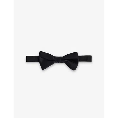 Valentino Garavani Mens Valentie Silk Bow Tie Nero