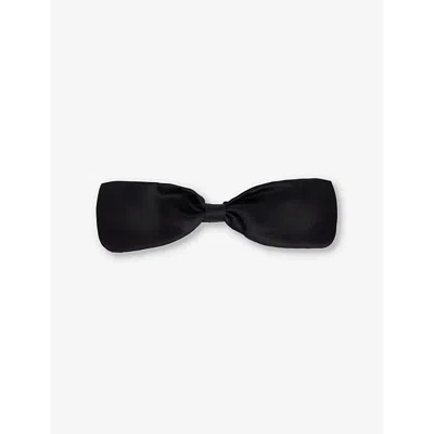 Valentino Garavani Mens Valentie Silk Bow Tie Nero