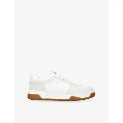 Valentino Garavani Signature Detail Ankle Padding Sneakers With Interchangeable Laces In White