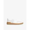 Valentino Garavani Upvillage Low-top Perforated Nappa Leather Sneaker In White
