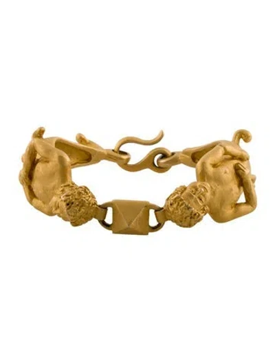 Pre-owned Valentino Garavani Mermaid Hook Link Bracelet, 7" In Multi
