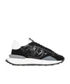 VALENTINO GARAVANI LACE AND MESH LACERUNNER TRAINER