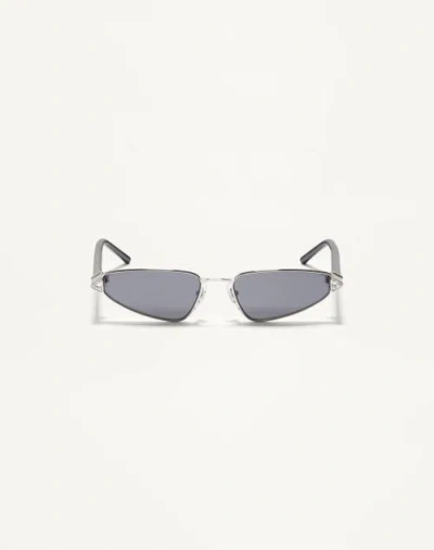 Valentino Garavani Valentino Metal Cat-eye Eyewear Woman Silver/black/grey 57