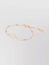 Valentino Metal Chain Link Bracelet With Swarovski® Crystals