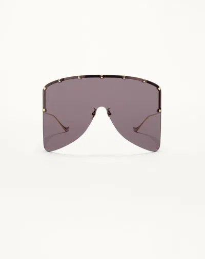Valentino Garavani Valentino Metal Mask Eyewear Unisex Gold/grey 99