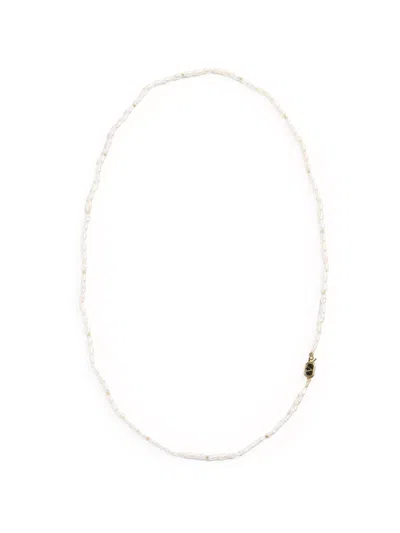 Valentino Garavani Metal Necklace With Pearls
