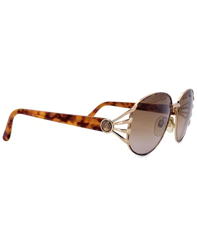 Valentino Metal Sunglasses (authentic Pre-loved) In Brown