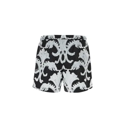 VALENTINO METAMORPHOS WALL-PRINT SWIM SHORTS