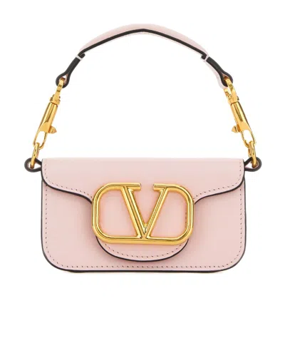 Valentino Garavani Locò Tote Bag In Pink