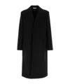 Valentino Garavani Wool Blend Coat In Black