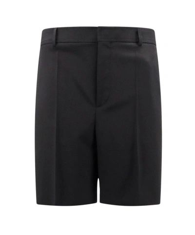 Valentino Mid-rise Beruda Shorts In Black