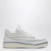 Valentino Runboot Leather Low-top Sneakers In White