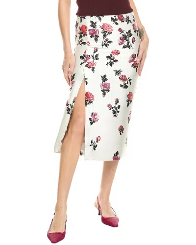 Valentino Midi Dress In White