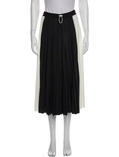 Pre-owned Valentino Midi Length Skirt In Black