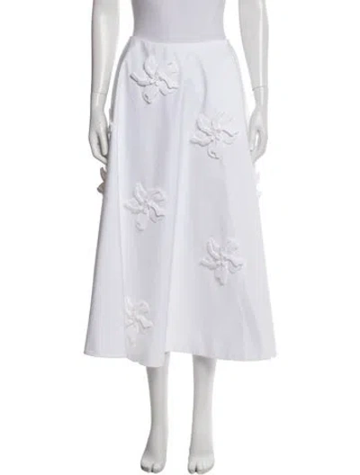 Pre-owned Valentino Midi Length Skirt W/ Tags In Multi