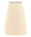 Valentino Virgin Wool Blazer With Silk Lining In Beige
